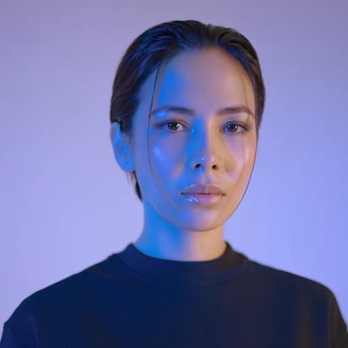 Female editorial model portrait example