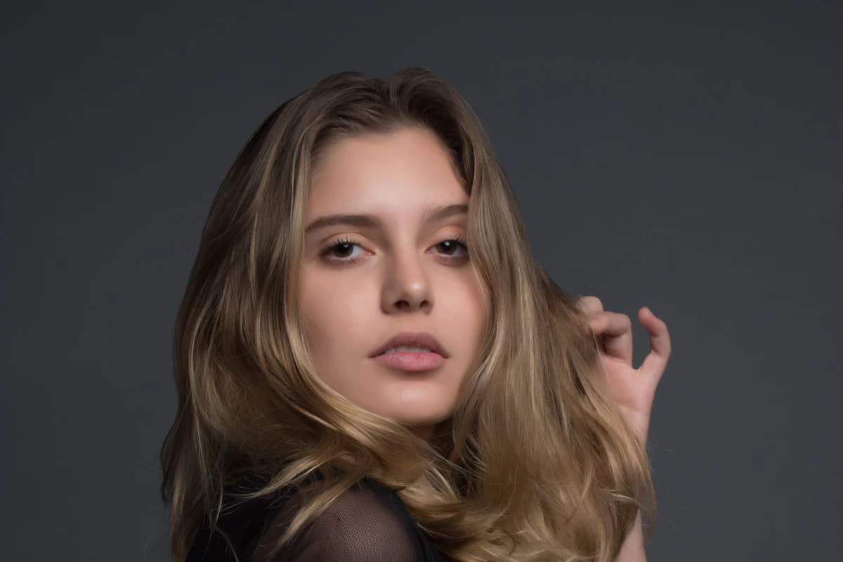 Studio portrait illustrating facial harmony — how symmetry and feature proportion combine into overall facial balance
